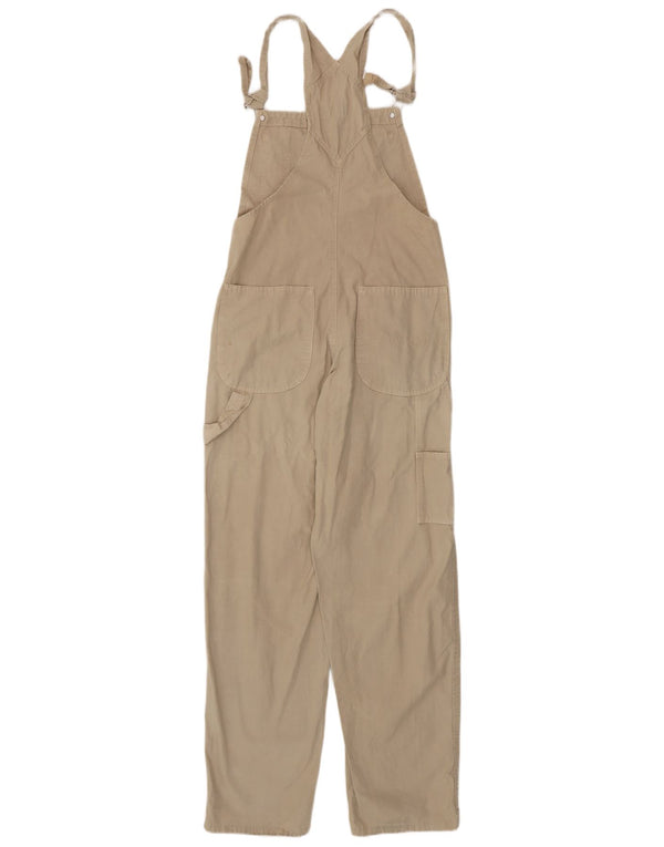 vintage Mens Dungarees Cargo Pantalon W30 L31 Beige