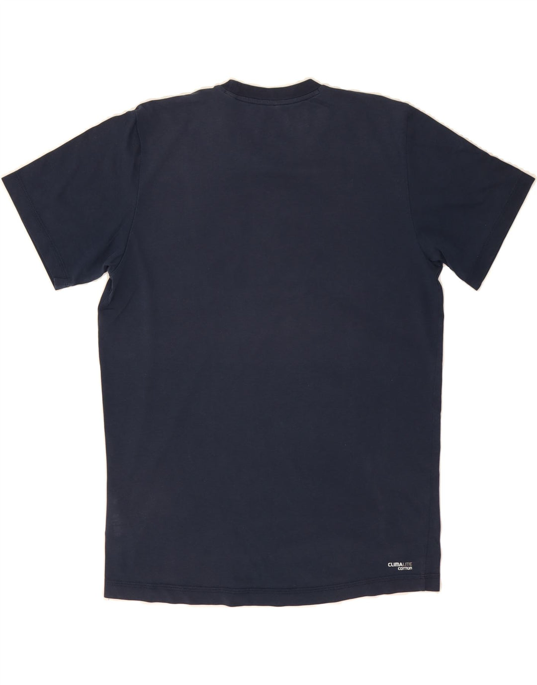 ADIDAS Mens Graphic T-Shirt Top Medium Navy Blue Cotton Vintage Adidas and Second-Hand Adidas from Messina Hembry 