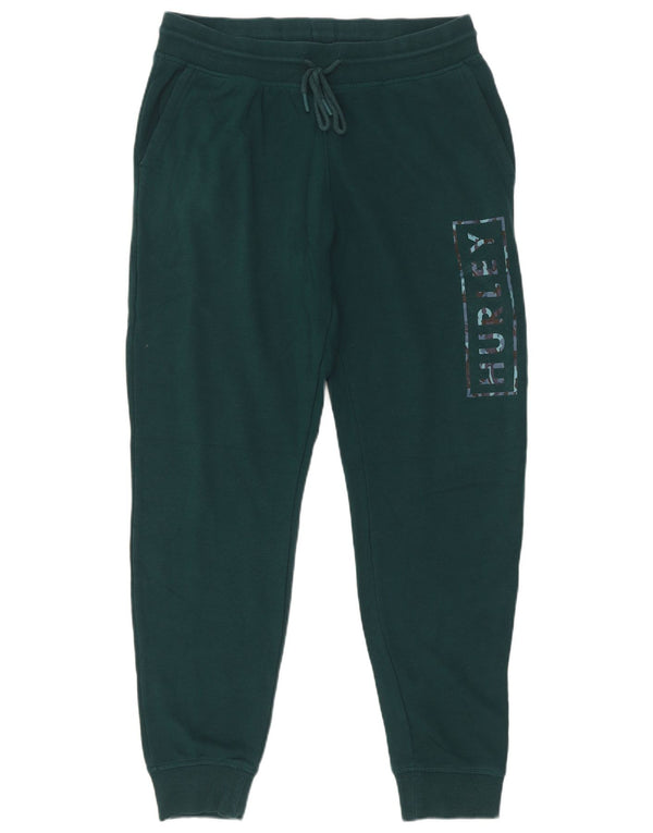 Hurley Pantalon De Survêtement Graphique Joggers Homme Vert Moyen Coton