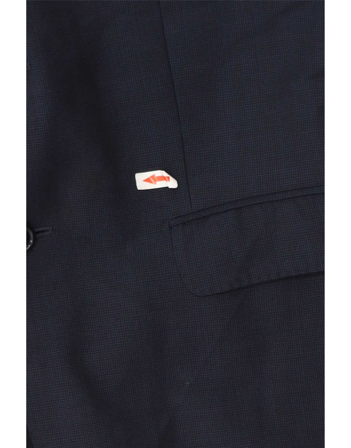 Massimo Dutti Veste Blazer 2 Boutons Homme IT 48 Laine Bleu Marine Moyen