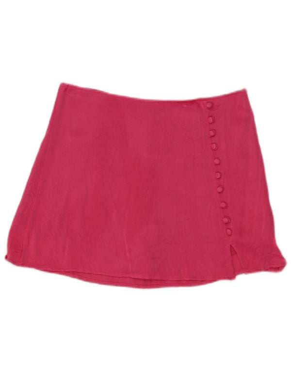 Zara Femme Jupe-short Medium W28 Rose Viscose