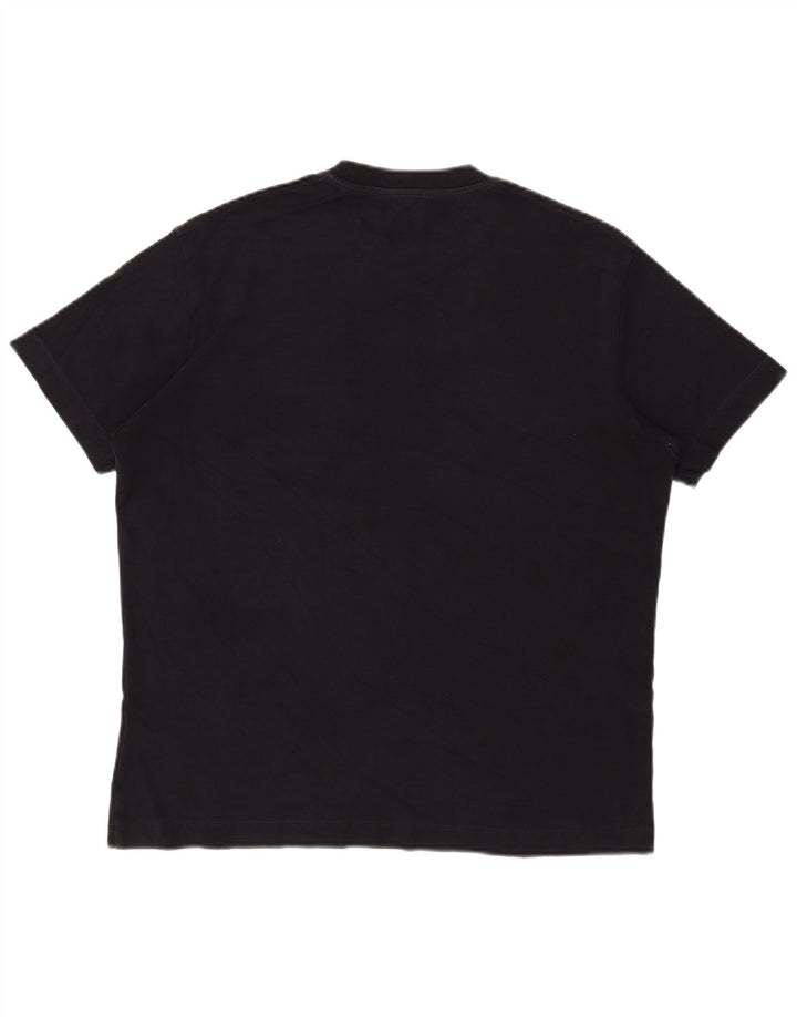Massimo Dutti T-Shirt Homme Noir Moyen Coton