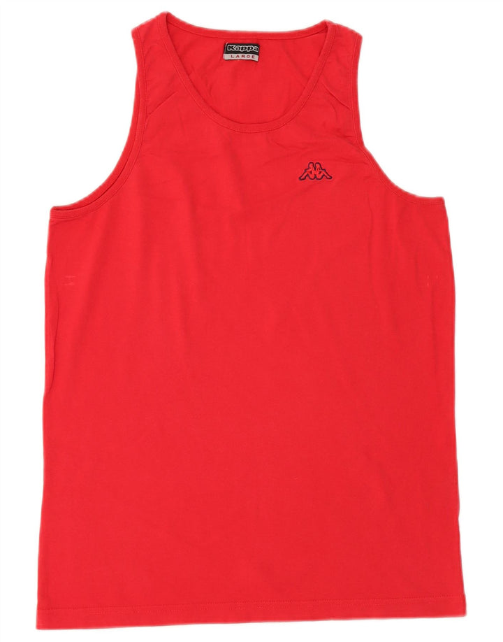 KAPPA Débardeur Homme Grand Rouge Coton