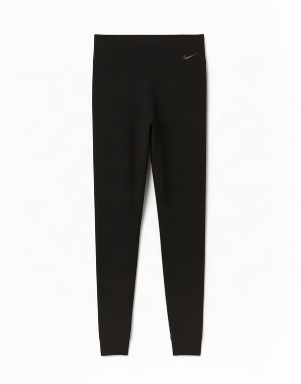 Nike Womens Dri Fit Leggings UK 14 Large Black