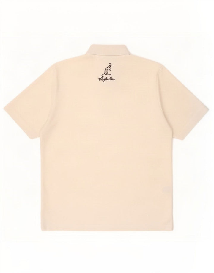 AUSTRALIAN L'ALPINA Polo Homme Petit Blanc Polyester