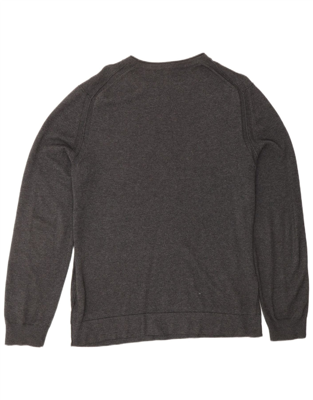 HUGO BOSS Pull Col Rond Homme Gris Moyen Coton