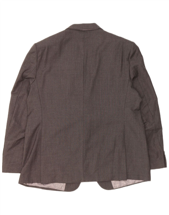 Marks & Spencer Veste blazer à 2 boutons coupe régulière pour homme UK 46 XL Gris