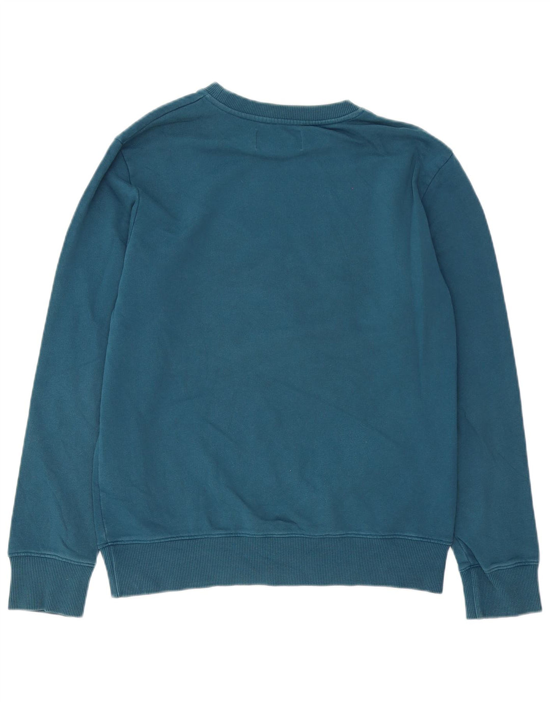 Calvin Klein Jeans Sweat-Shirt Graphique Homme Bleu Moyen Coton