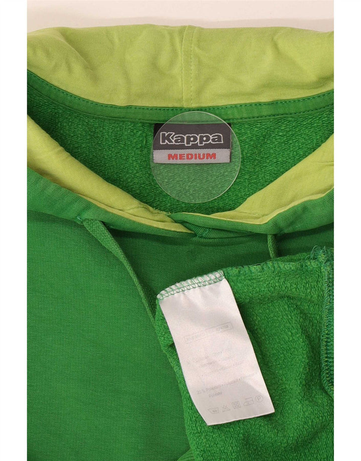 Kappa Pull à Capuche Graphique Homme Vert Moyen Coton
