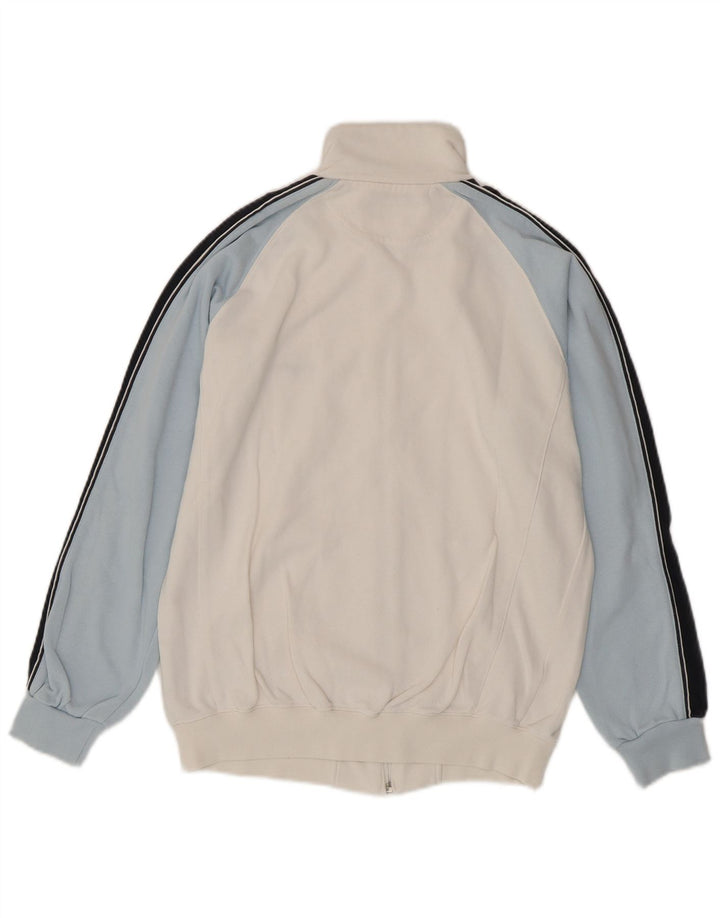 Champion Veste de survêtement pour femme UK 16 Large Off White Colourblock