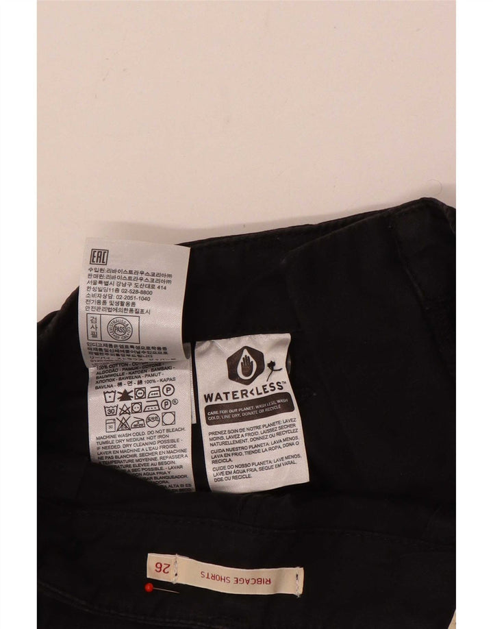 Levi's Short Chino Ribcage Femme W26 Small Noir Coton