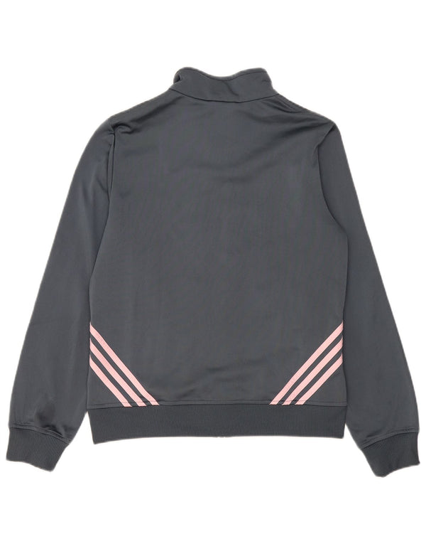 Adidas Veste de survêtement pour femme UK 16 Large Bleu marine Colourblock