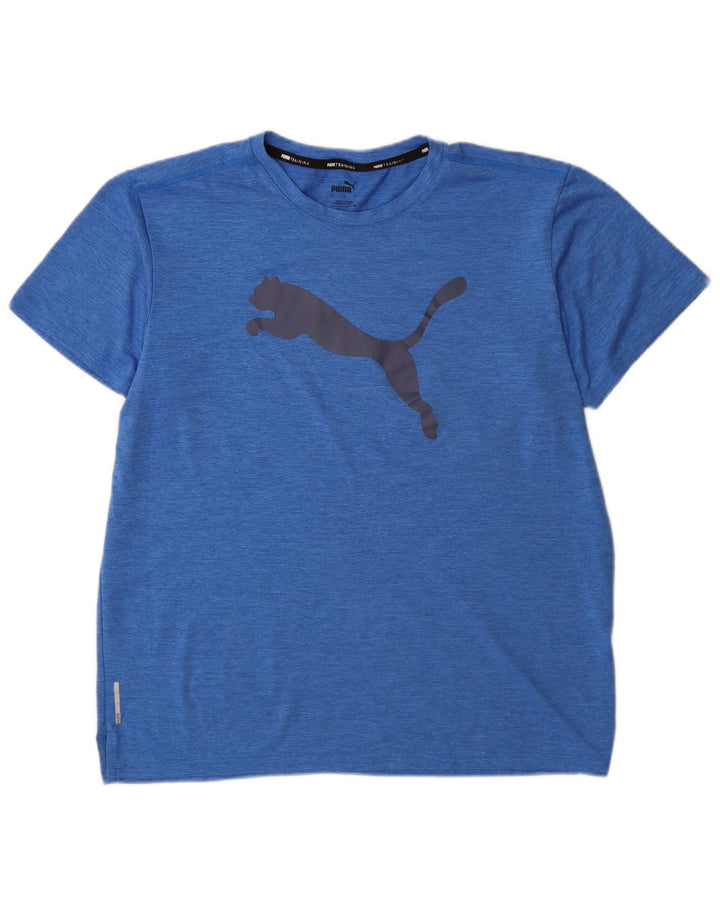 Puma T-Shirt Graphique Homme Grand Bleu