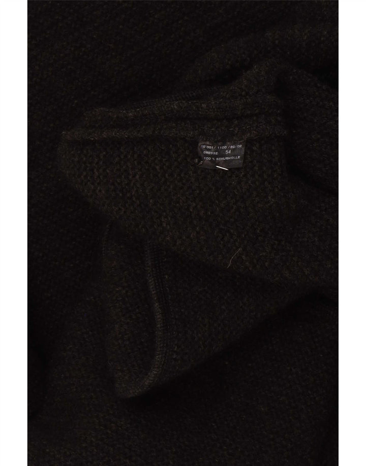 Gossl Pull col V Homme EU 54 XL Laine Noir