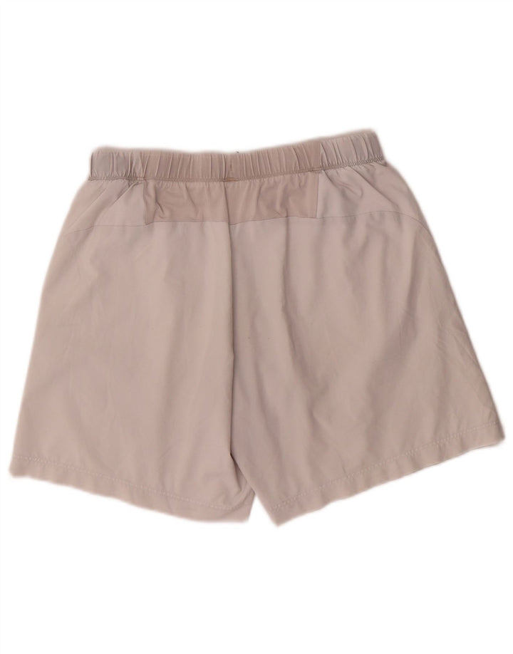 Asics Short de Sport Homme Blanc Moyen Polyester