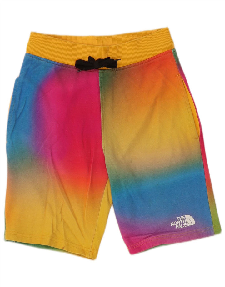 THE NORTH FACE Short de sport pour homme XS en coton color block multicolore