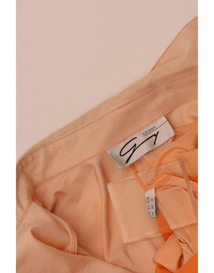 Genny Robe chemise pour femme US 8 Orange moyen