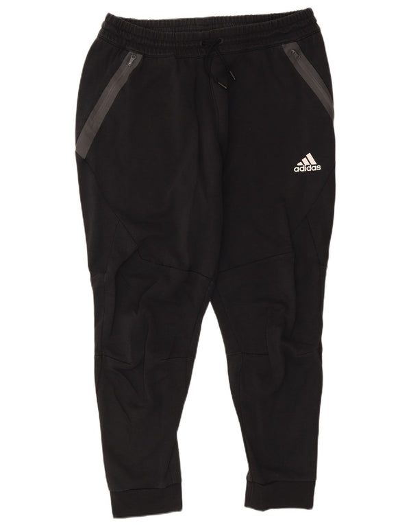 Adidas Pantalon de survêtement pour homme Joggers XL Noir Colourblock Coton