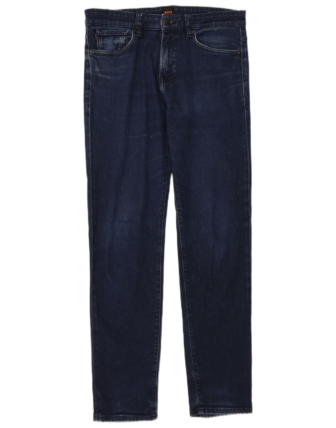 HUGO BOSS Jean Slim W33 L34 Homme Bleu Coton