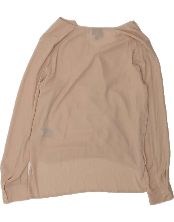 MOSSIMO Womens Oversized Long Sleeve Blouse Top UK 10 Small Pink Polyester Vintage Mossimo and Second-Hand Mossimo from Messina Hembry 