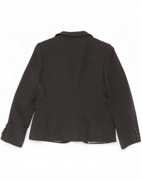Marks & Spencer Veste blazer à 1 bouton pour femme UK 16 Large Gris Polyester