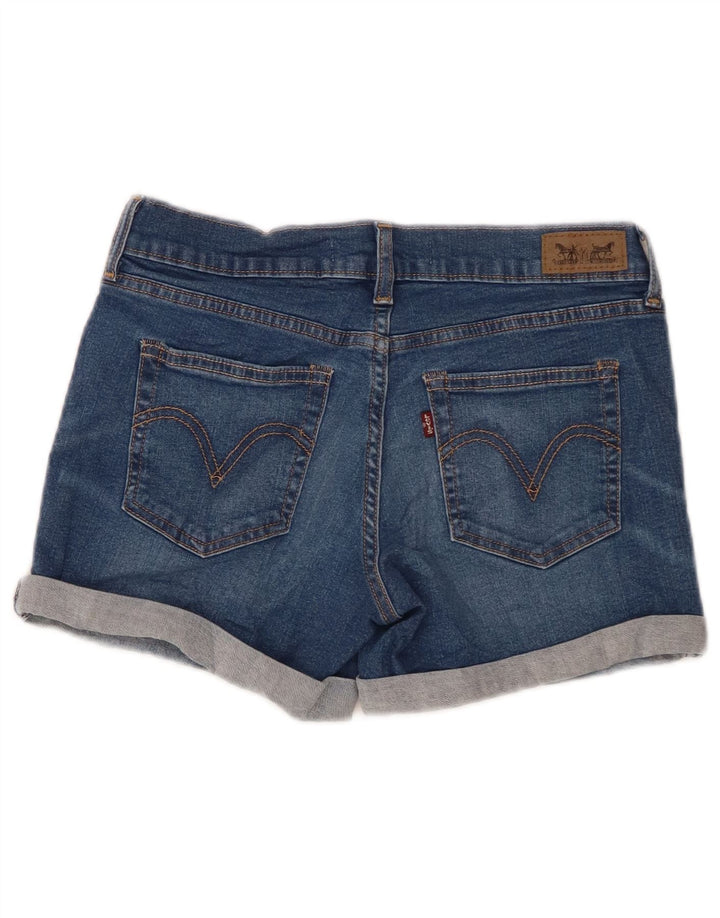 LEVI'S Short en Jean Femme W26 Petit Bleu Coton