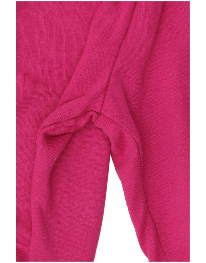 Pantalon de survêtement Zara Femme Joggers UK 10 Small Rose Polyester