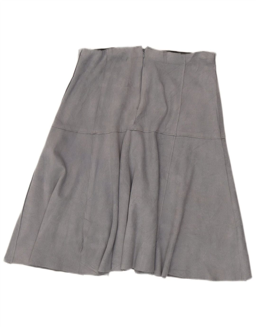 Zara Femme Jupe En Daim Large W30 Bleu
