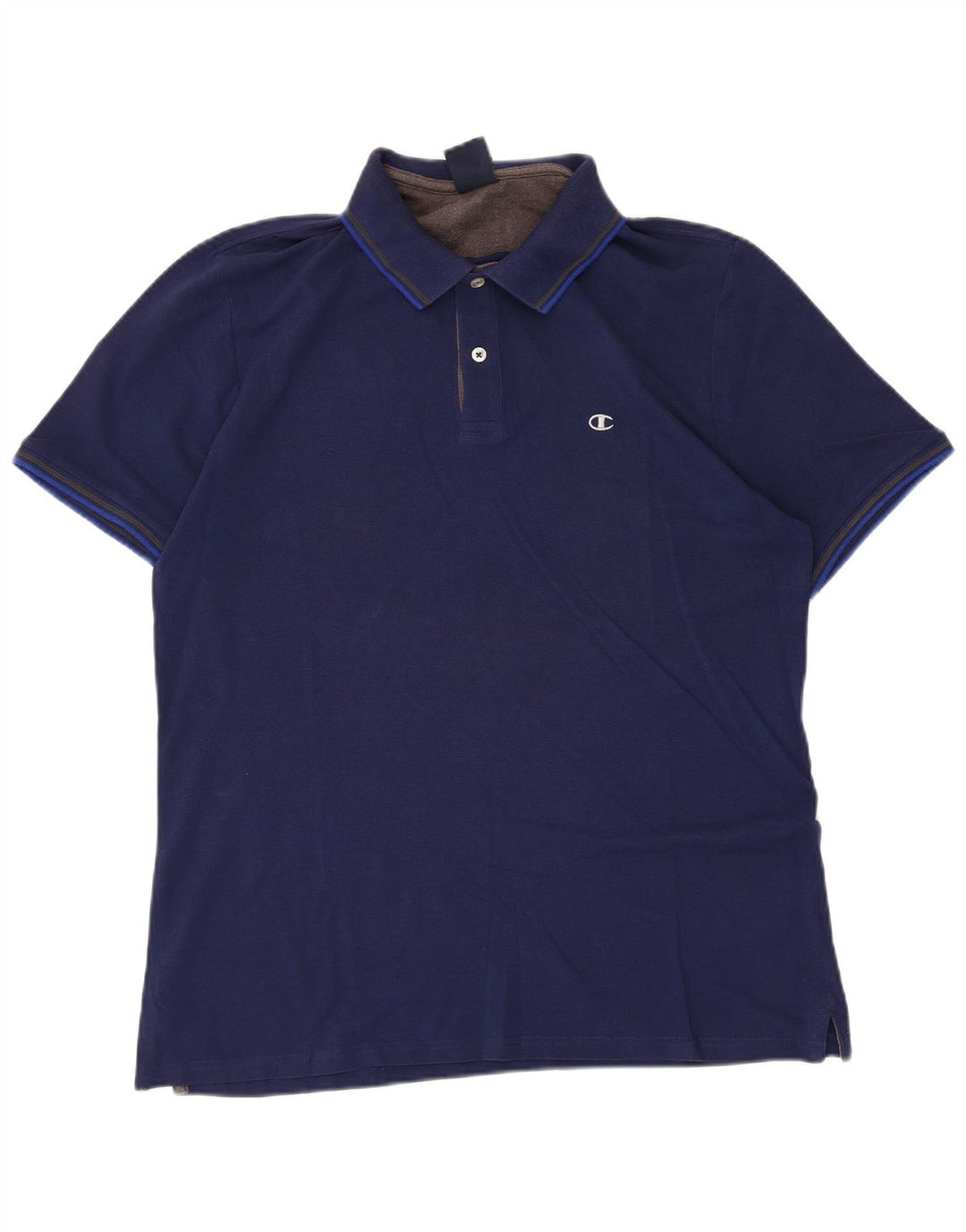 CHAMPION Polo Homme Grand Bleu Marine Coton
