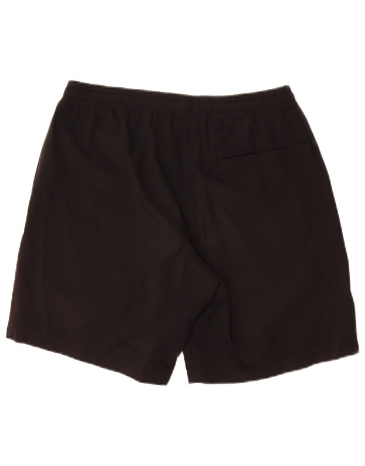 J. CREW Short de Sport Homme Petit Noir Polyester