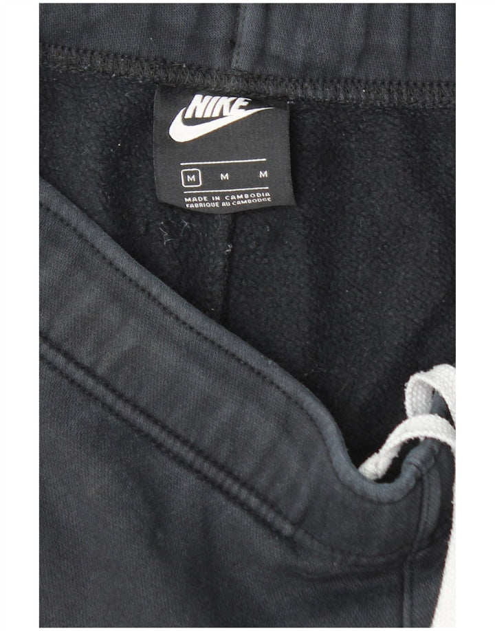 NIKE Pantalon de survêtement pour homme en coton color block noir moyen