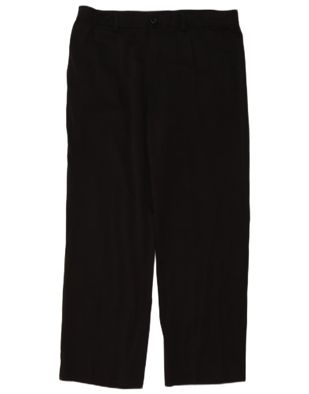 IZOD Pantalon Chino Droit Homme W34 L30 Noir Polyester