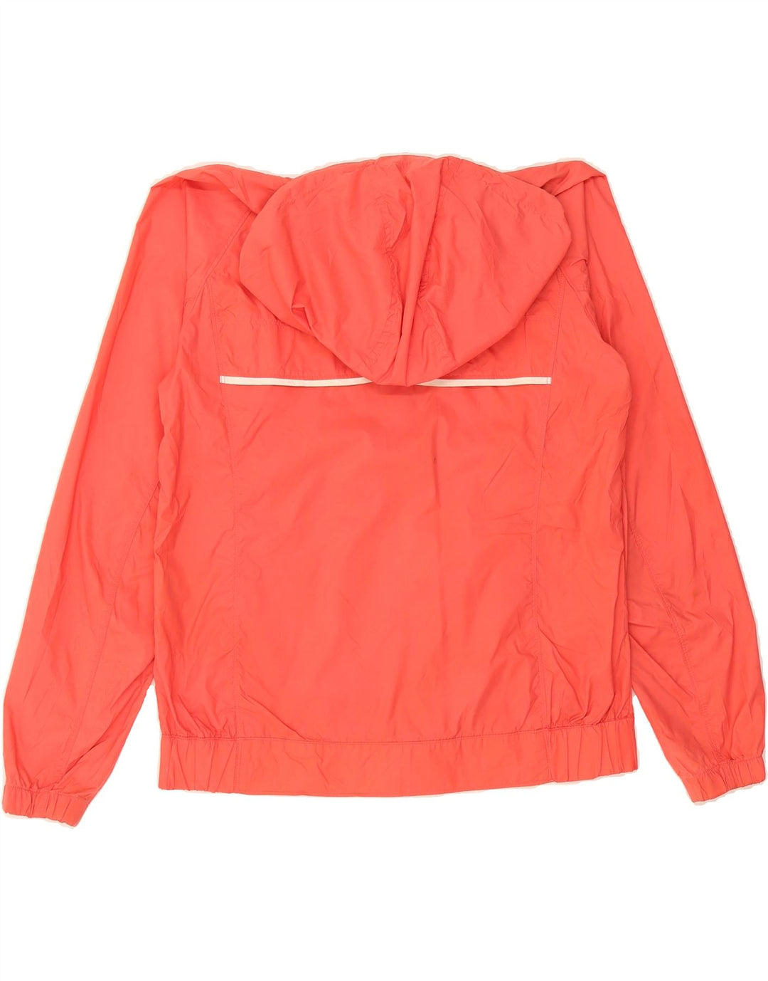 COLUMBIA Womens Hooded Rain Jacket UK 14 Medium Pink Nylon Vintage Columbia and Second-Hand Columbia from Messina Hembry 