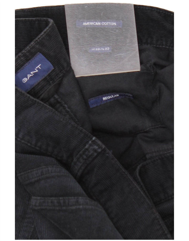 GANT Pantalon Regular Corduroy Homme W40 L32 Bleu Marine Coton