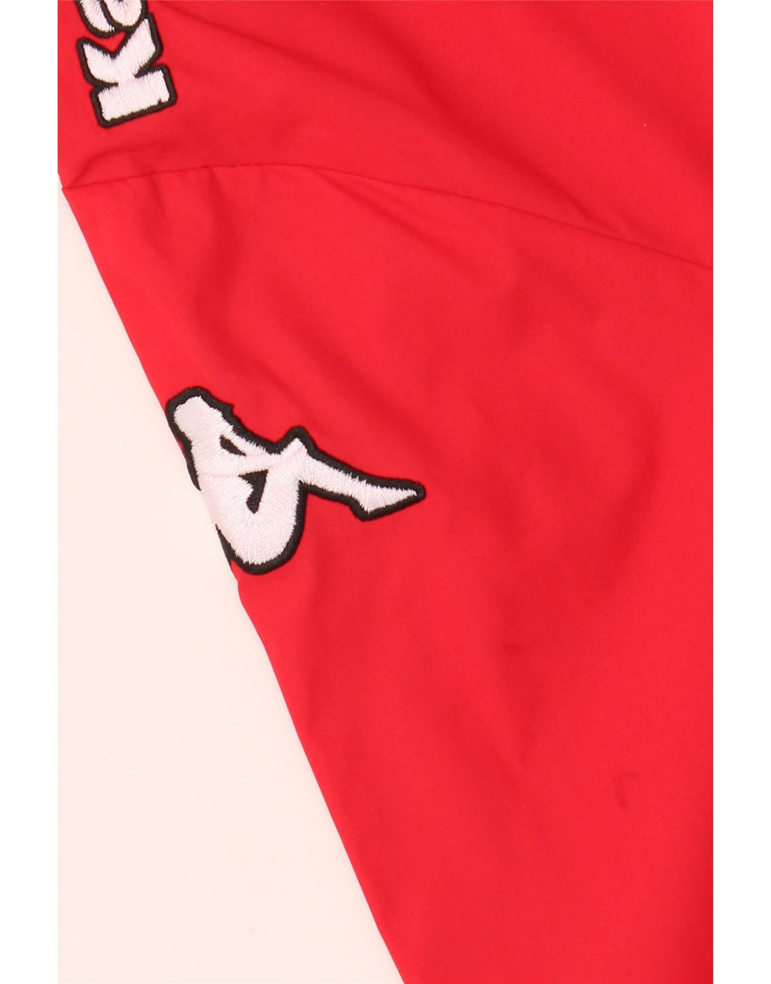 KAPPA Haut de survêtement à col zippé pour homme Petit rouge Polyester