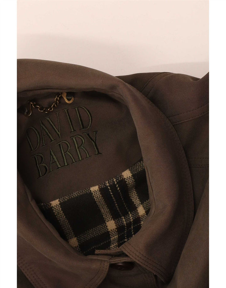 David Barry Trench-coat pour femme UK 12 Marron moyen