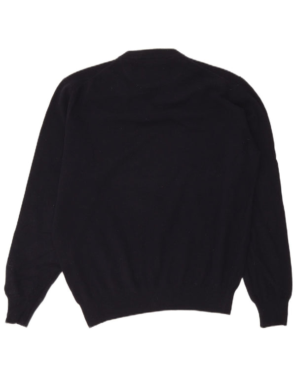 Armata Di Mare Pull col V pour homme en laine bleu marine Taille L
