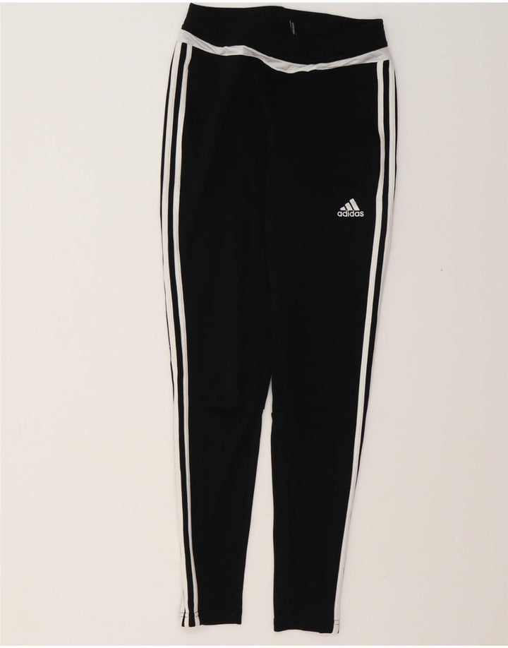 ADIDAS Femmes Climacool Leggings UK 4/6 XS Noir Polyester