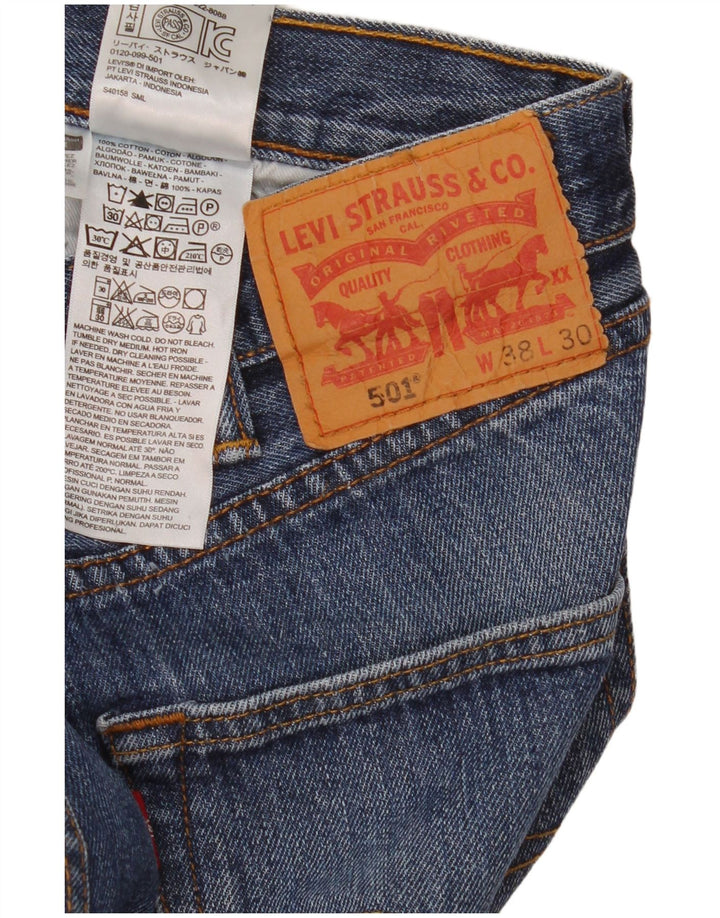 Levi's Jean Droit 501 Homme Bleu W38 L30 Coton