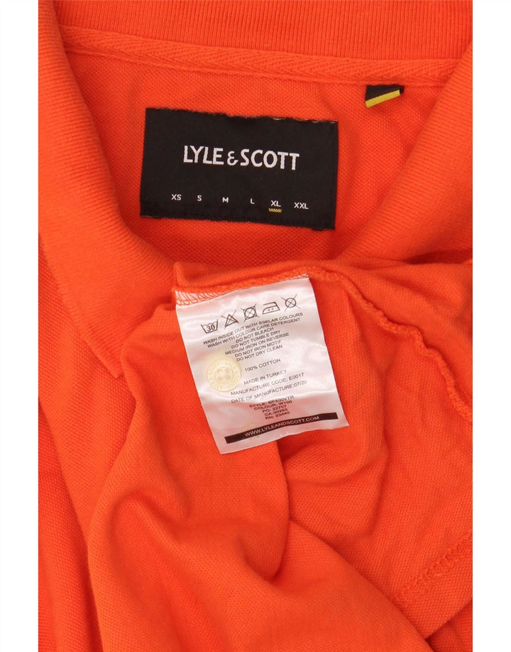 Lyle & Scott Polo Homme XL Orange Coton