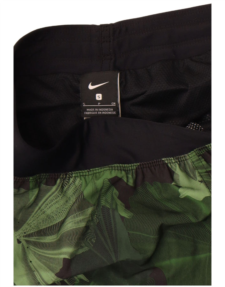 NIKE Short de sport pour homme Petit polyester floral vert