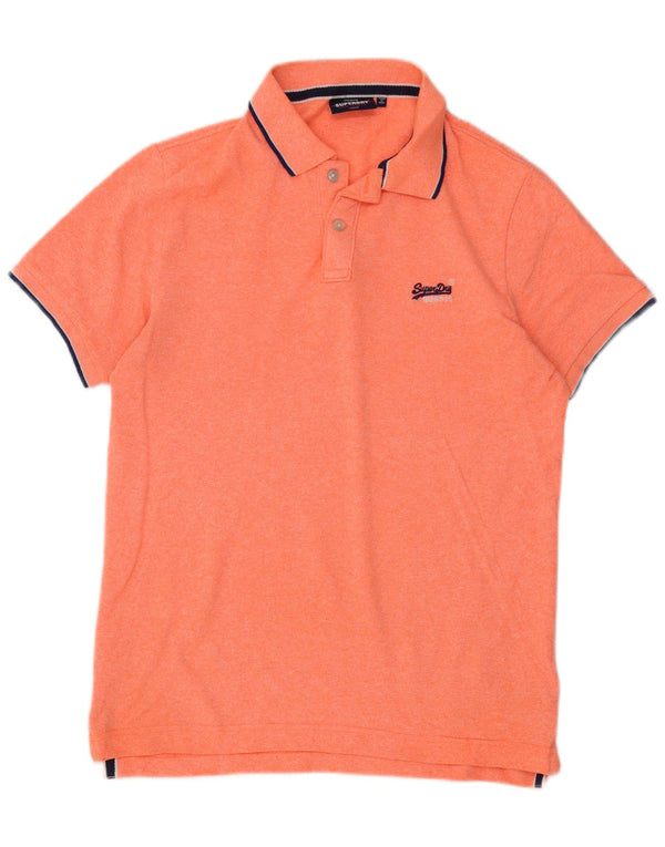 Superdry Polo Homme Large Orange Coton