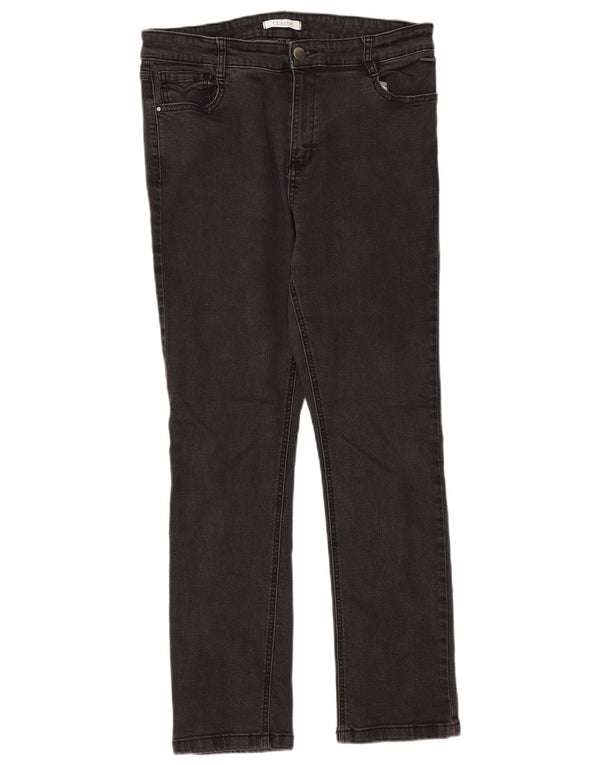 Marks & Spencer Jean slim coupe classique pour femme UK 14 Large W32 L28 Noir