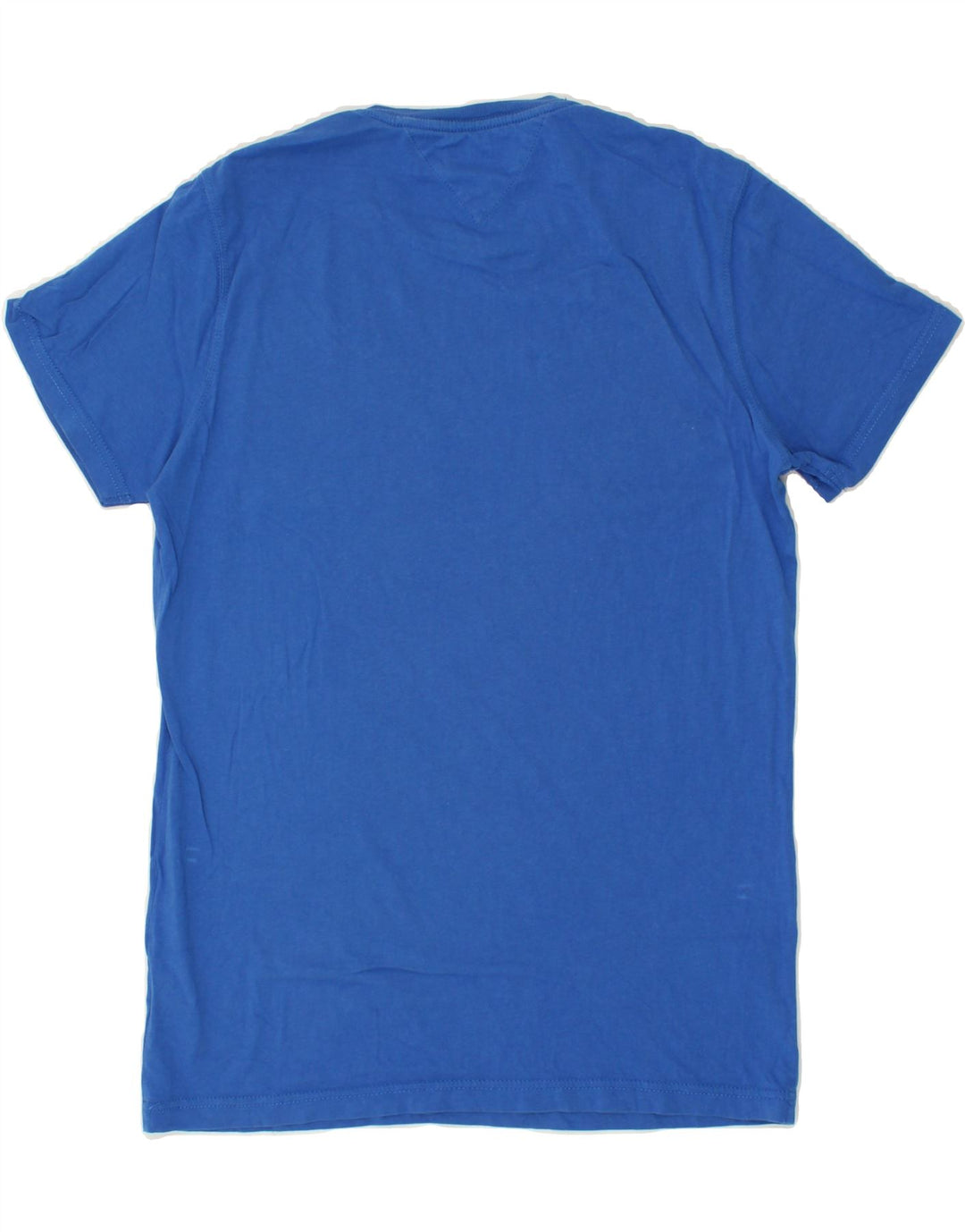 TOMMY HILFIGER T-Shirt Graphique Homme Bleu Moyen Coton