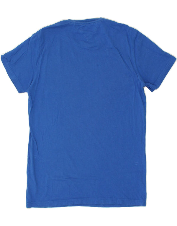 TOMMY HILFIGER T-Shirt Graphique Homme Bleu Moyen Coton