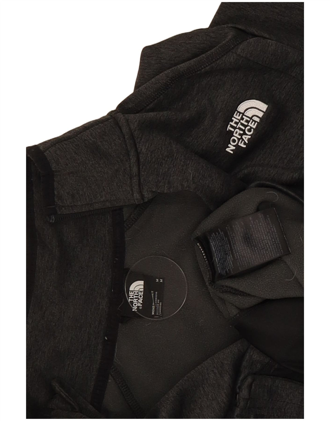 The North Face Veste de Survêtement Homme Gris Moyen Polyester Moucheté
