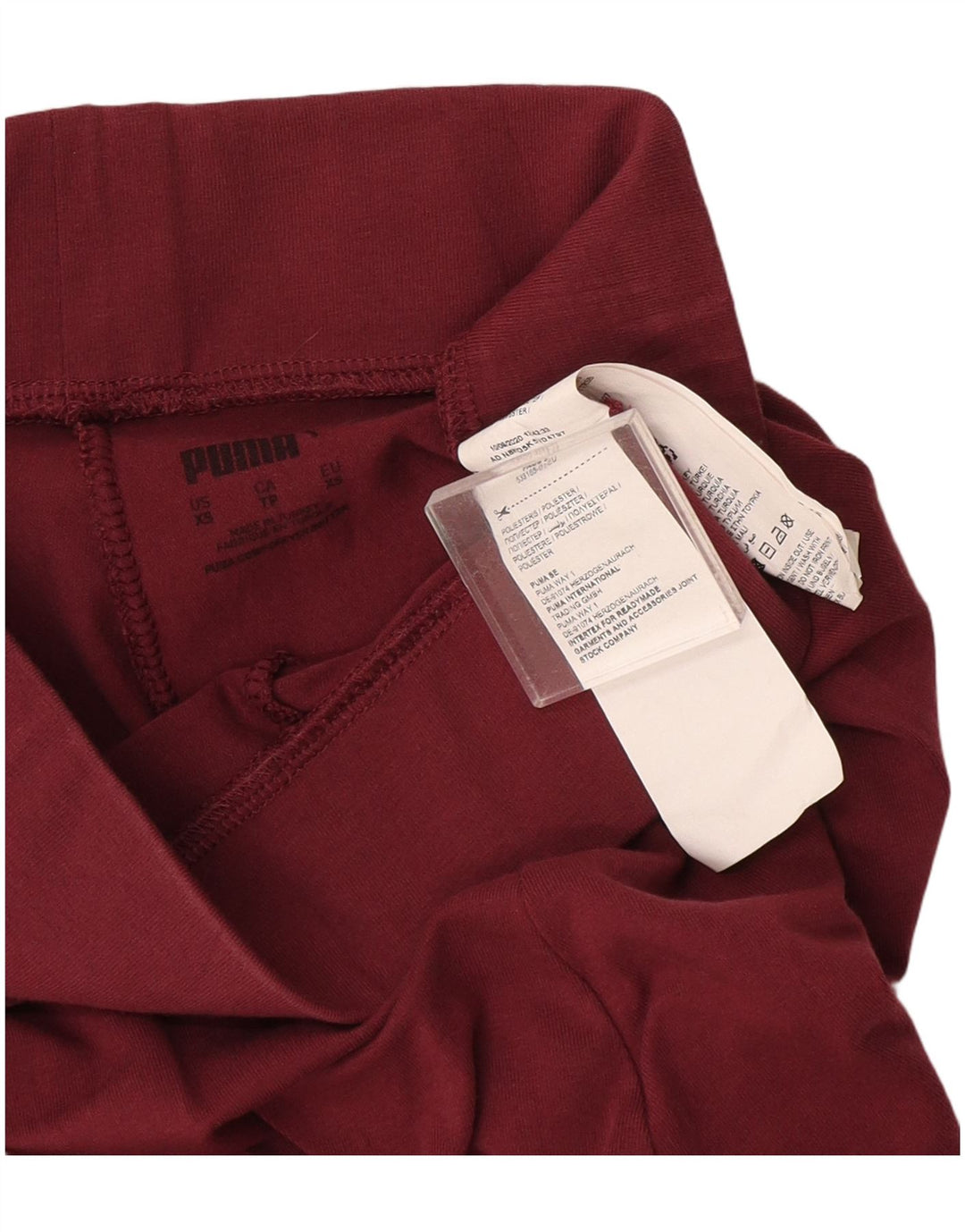 Puma Leggings Femme UK 4 XS Bordeaux Polyester