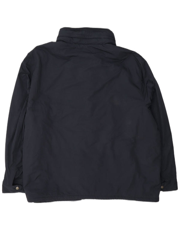 Ralph Lauren Veste coupe-vent à capuche pour homme UK 48 4XL Bleu marine