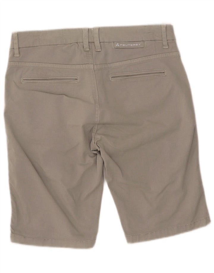 PEUTEREY Short Chino Homme IT 48 Medium W32 Gris Coton