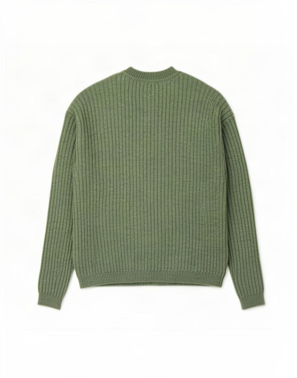 Marks & Spencer Pull ras du cou pour femme UK 10 Petit vert moucheté
